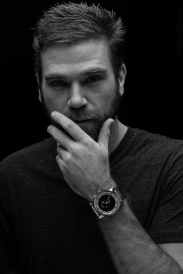 adult black and white dark face